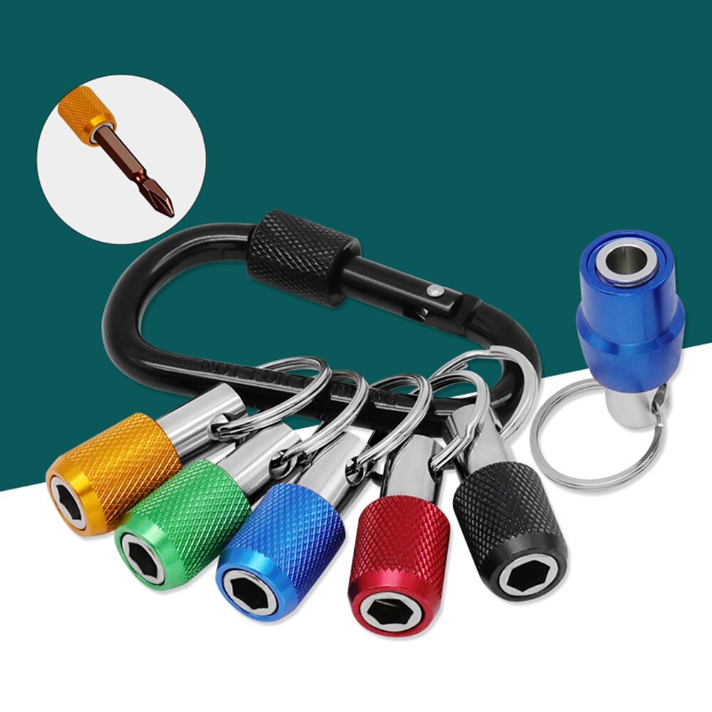 Multipurpose Hex Shank Screwdriver Bit Holder Keychain for DIY Projects eBay