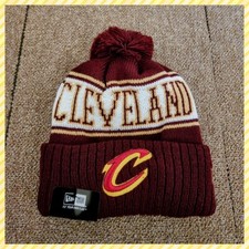 CLEVELAND CAVALIERS NBA BASKETBALL BEANIE HAT.