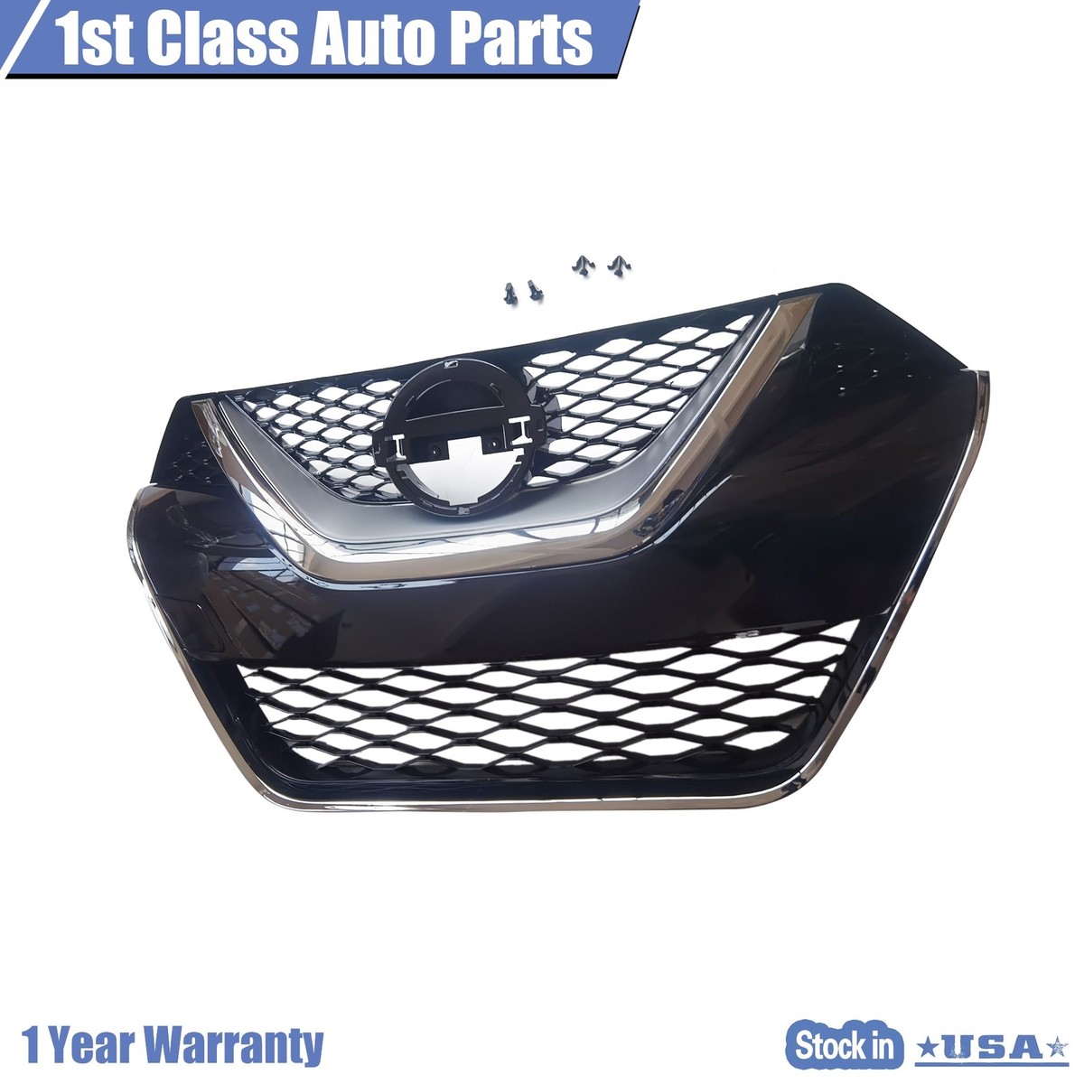 Front W/ Chrome Trim Grille For 2016-2018 Nissan Maxima NI1200284