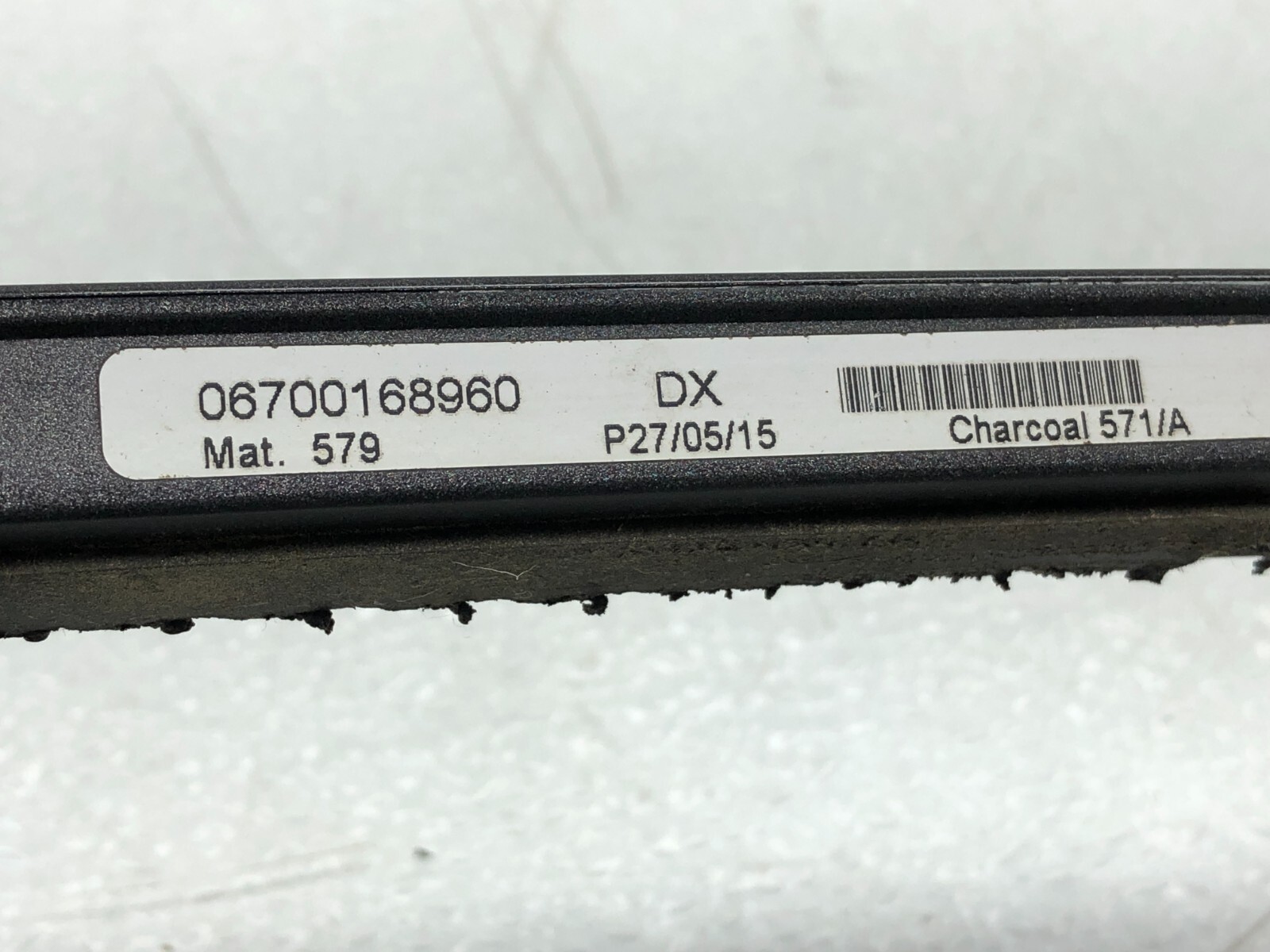 2014-2020 MASERATI GHIBLI S RIGHT PASSENGER ROOF DRIP MOLDING TRIM OEM.