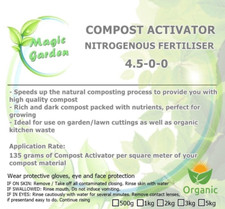 Compost Activator Accelerator Compost Maker High in Nitrogen 1kg FREE UK PP