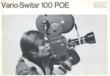 Bolex Vario Switar 100 POE Lens Instruction Manual multi-language