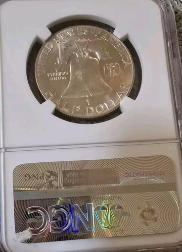 Medio dólar Franklin 1959 50c MS 64 FBL 90 % plata - Imagen 5 de 6
