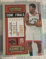 2020-21 Panini Contenders Conference Finals Ticket /75 Kyle Lowry #55 Raptors