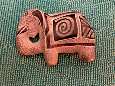 Stone Carved & Decorated Elephant Ethiopia 