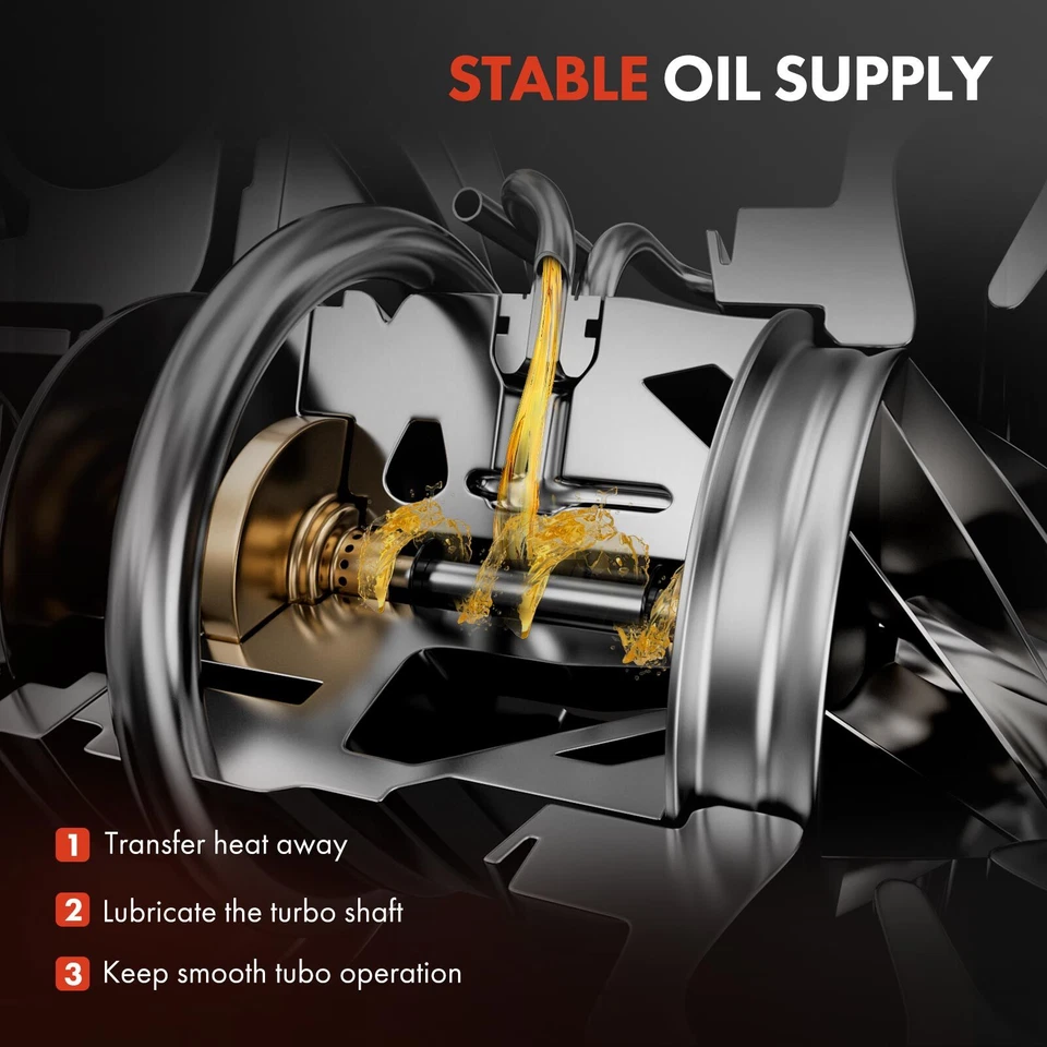 Línea de aceite turbocompresor para BMW F10 550i GT 550i GT xDrive 650i 650i Gran Coupé Foto 4 de 4