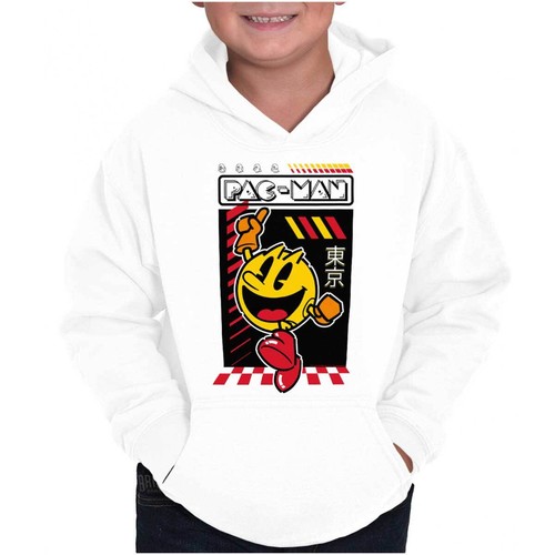 Cool Retro PACMAN Kanji Video Arcade Game Youth Hooded Sweatshirt Boy or Girl
