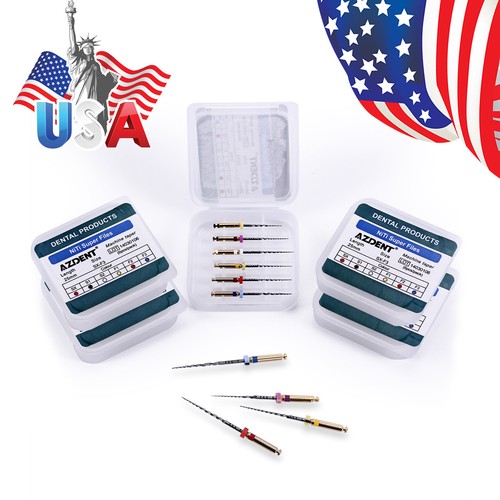 5 Packs AZDENT Dental Endodontic Files Root Canal K-Files Engine Use SX-F3 25MM - Picture 9 of 14