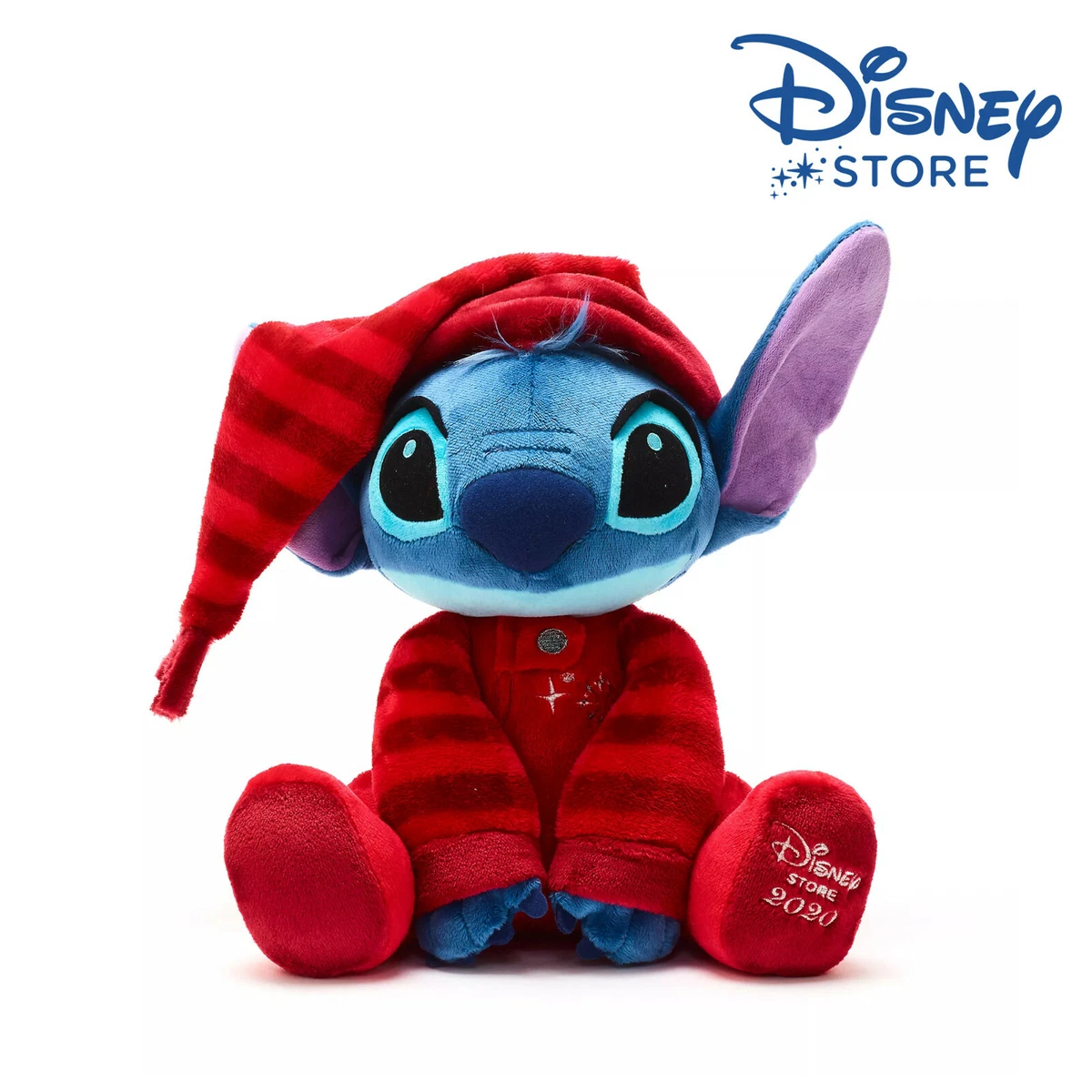 Disney • Peluche medio Christmas STITCH Holiday Cheer 35CM Stich IDEA  REGALO NEW