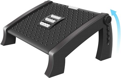 DM verstellbare Fußstütze mit Massagetextur und Rolle, ergonomischer Fuß 