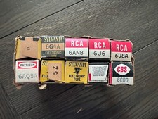 Vintage Sylvania Electronic Tubes for Radio, TV and Audio Equipment BDR