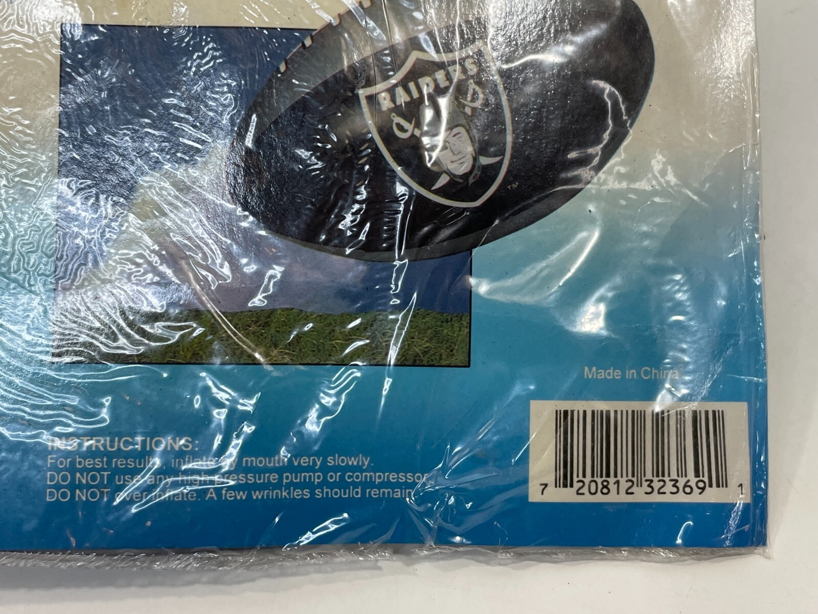 Los Angeles Rams Inflatable NEW Vintage Los Angeles Raiders 14