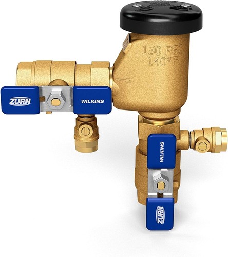 Wilkins 34-710 3/4" Bronze Pressure Vacuum Breaker Assembly - Safe Water Supply - Picture 3 of 9