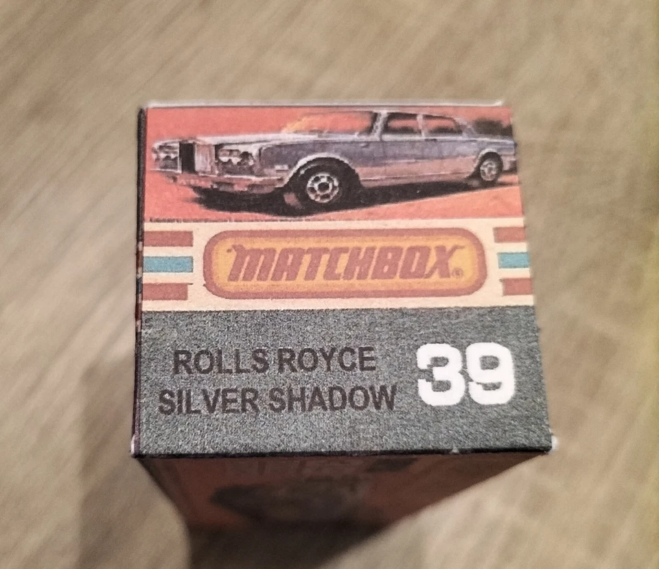 Matchbox Superfast - No39 Rolls Royce SS - Replica / Copy Box only - Image 3 of 3