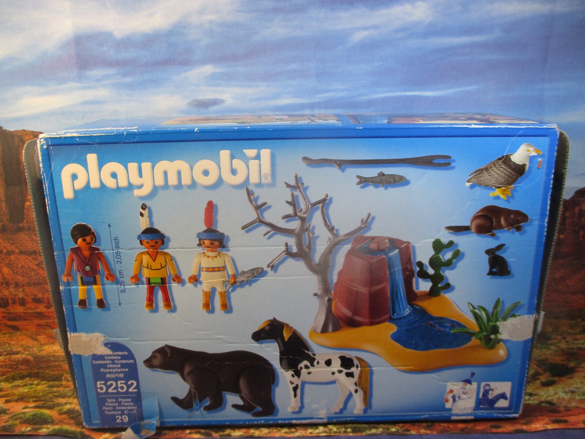 Playmobil Landau PLAYMOBIL WESTERN Oeste Indios Familia India