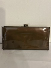 Vintage Double Frame Kiss-lock Bronze Wallet Womens Coin Clutch