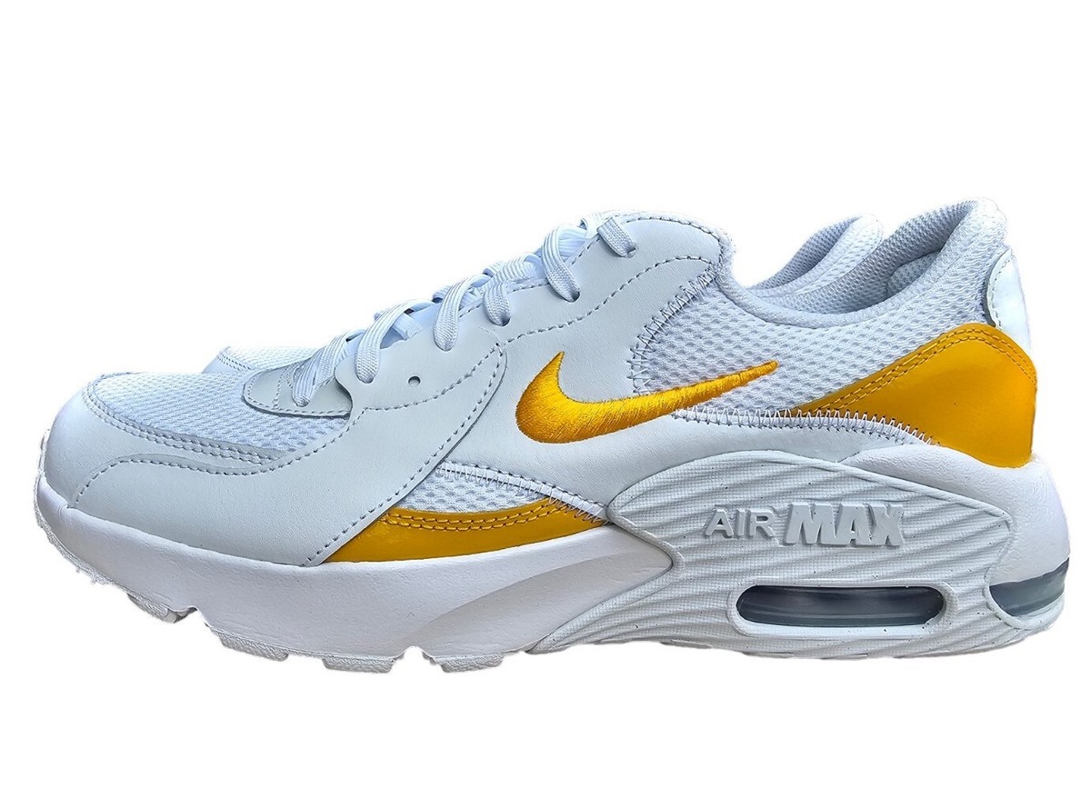 Nike Air Max Excee Women's Athletic Shoes White/Gold DX4352-100 BRAND NEW