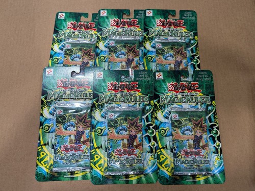 Set of 6 x Magic Ruler Blister Pack 2002 - Spell YuGiOh Yu-Gi-Oh ...