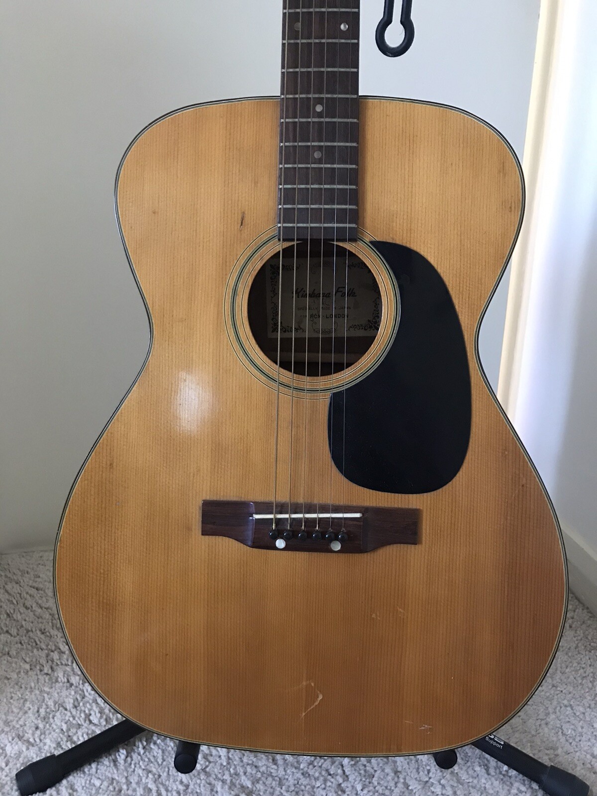 Vintage Kimbara Acoustic Guitar eBay