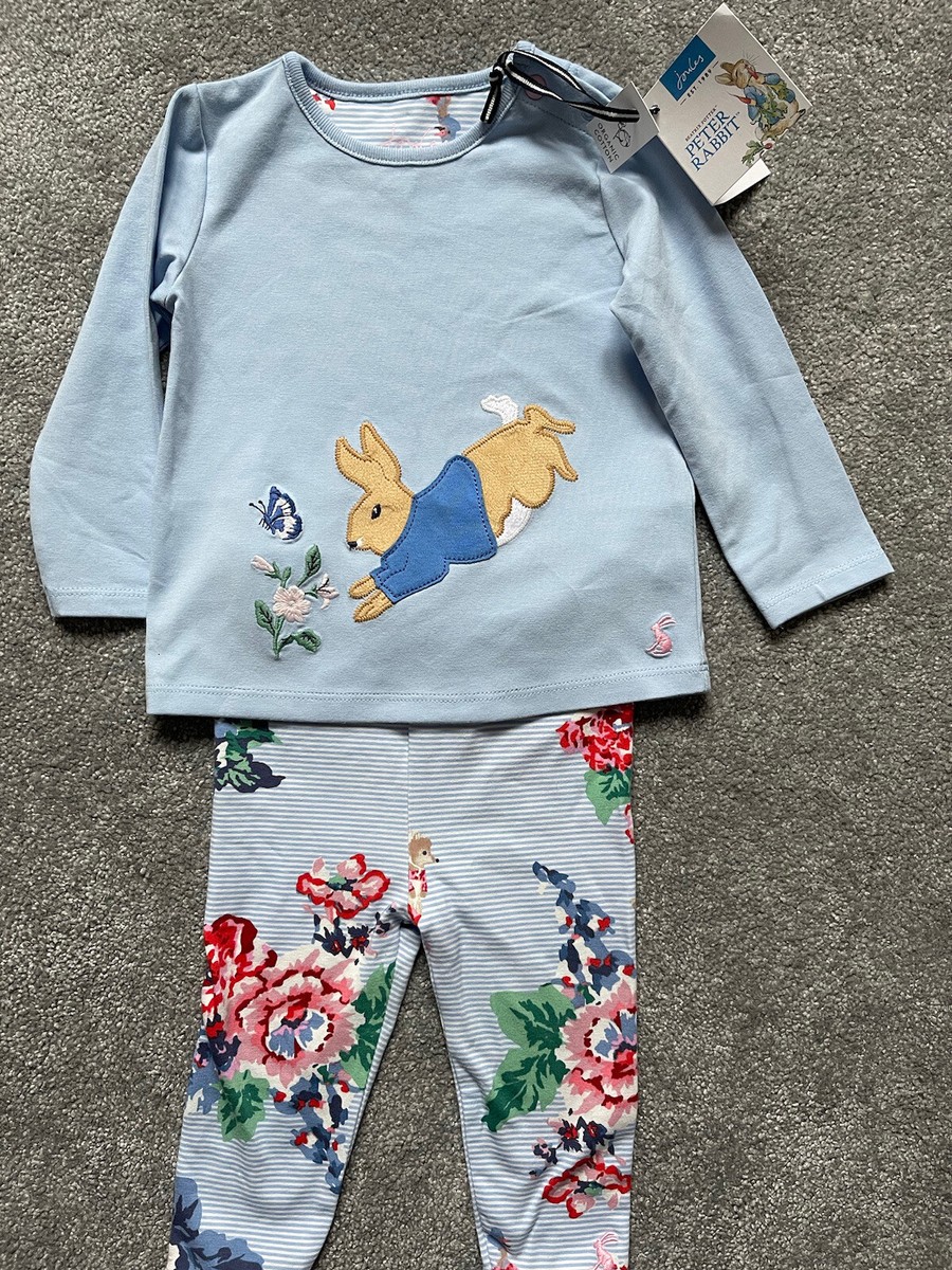 Joules Rabbit Design Joules Rabbit Logo Joules Cream Striped Peter Rabbit Themed Cotton