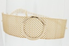 Women Gold Fancy Metal Chain Boot Bracelet Strap Shoe Charm Wide Strap Circle