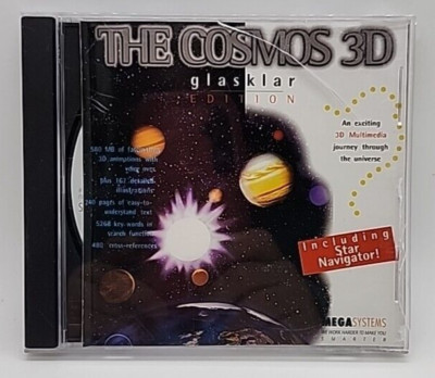 The Cosmos 3D Glasklar Edition Journey PC CD ROM-astronomy