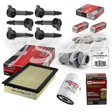 Tune Up Kit 2016 Ford Explorer 3.5L V6 Ignition Coil DG520 SP520 FA1884 EV257