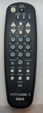 RCA Systemlink 3 Universal Remote Control Model RCU300WD TV VCR DVD Black