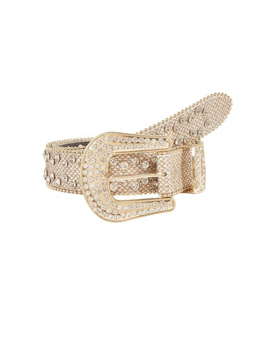 Women's Rhinestone Belt Cowgirl Bling Belts for Jeans Top - Picture 7 of 8