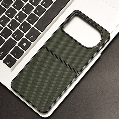 For Blackview Hero 10 Carbon fiber Texture PU Leather PC Hard Back Cover Case - Picture 26 of 26