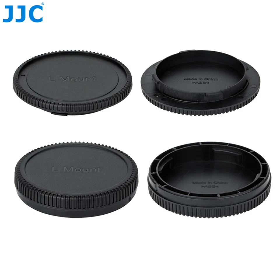 (2 Pcs) JJC Body Sensor Caps & Rear Lens Cover for Leica L Mount Sigma fp fp L