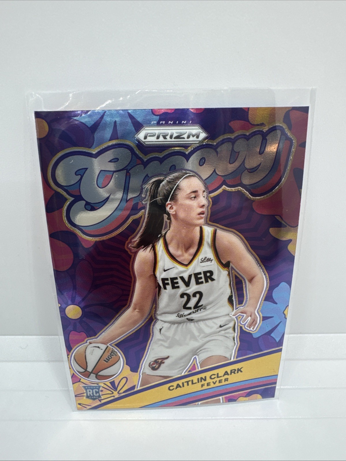 2024 Panini Prizm WNBA - Groovy Caitlin Clark #13 (RC) Indiana Fever