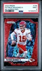 2024 Prizm Patrick Mahomes II No Huddle Red /75 #138 PSA 9 MINT