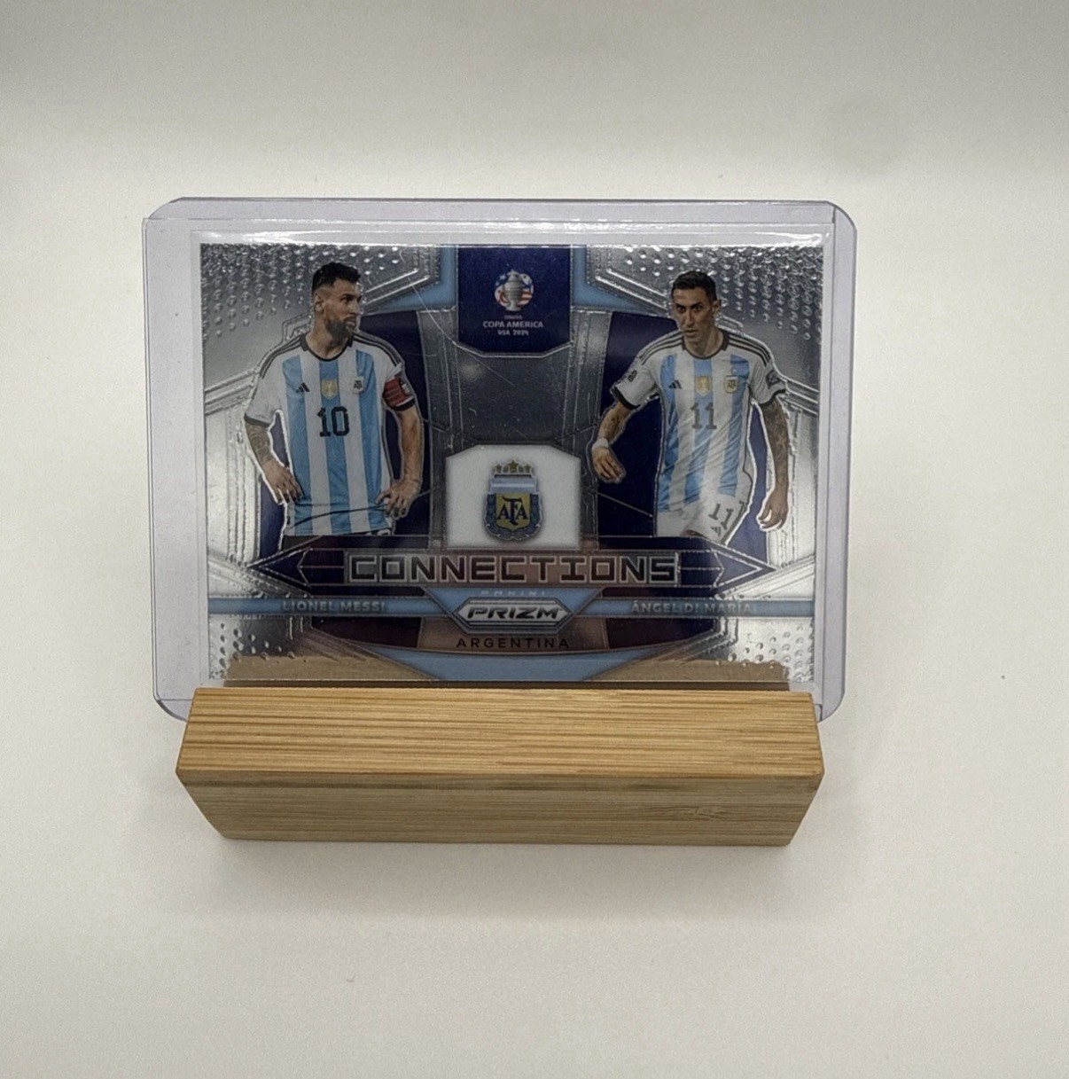 2024 Panini Prizm CONMEBOL Copa  - Connections Lionel Messi, Angel Di Maria #1