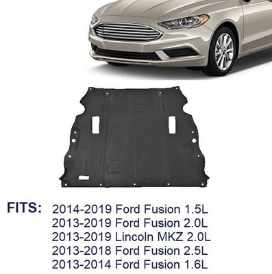 Engine Splash Shield for 2013-2020 Ford Fusion Lincoln MKZ #FO1228126 DG9Z6P013E
