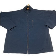 Patagonia Vintage Synchilla Deep Pile Giacca Cordata Full Zip Blu Navy Taglia XL