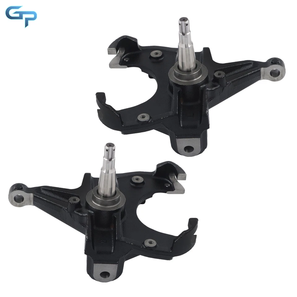 3" Drop Spindles Lowering Kit 1" Rotor LH RH 1975 1976-1977 1978 For GMC C15 Foto 2 de 4