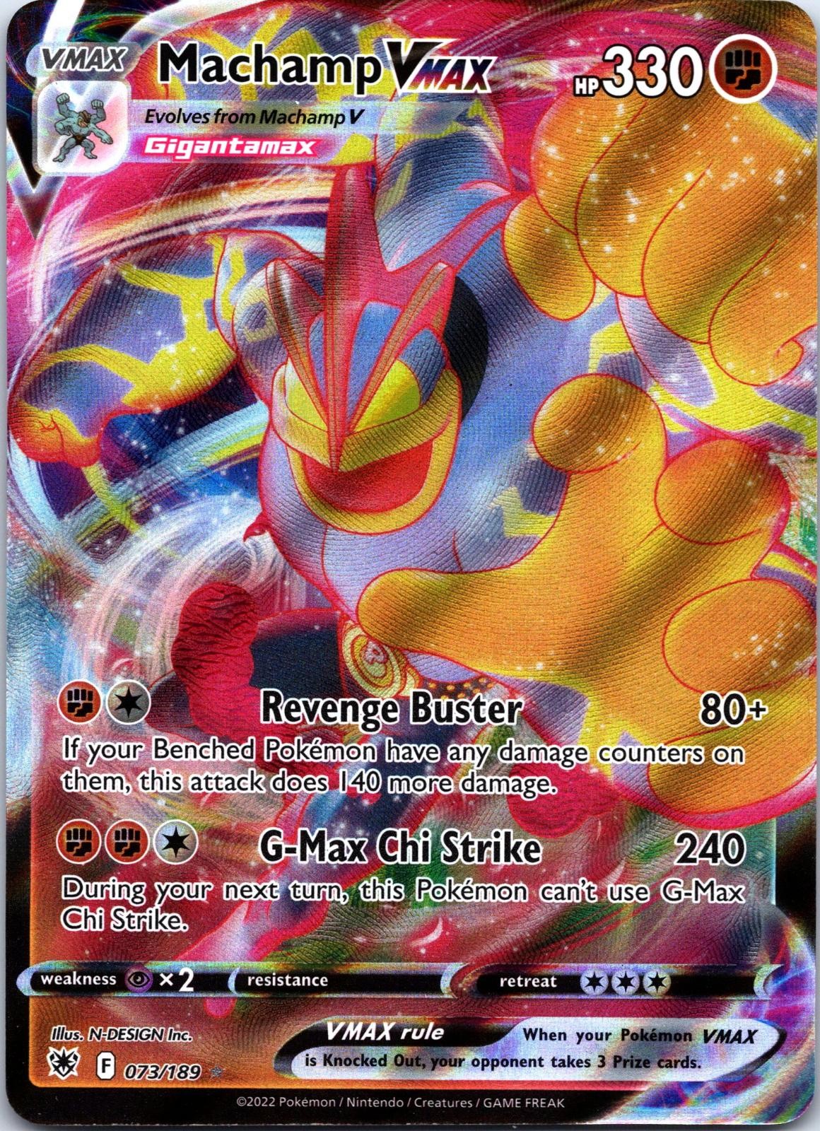 Machamp VMAX Holo VMAX Rare Astral Radiance NM