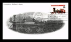 DR JIM STAMPS US COVER MCQUEEN'S JUPITER LOCOMOTIVES FIRST DAY ISSUE MYSTIC