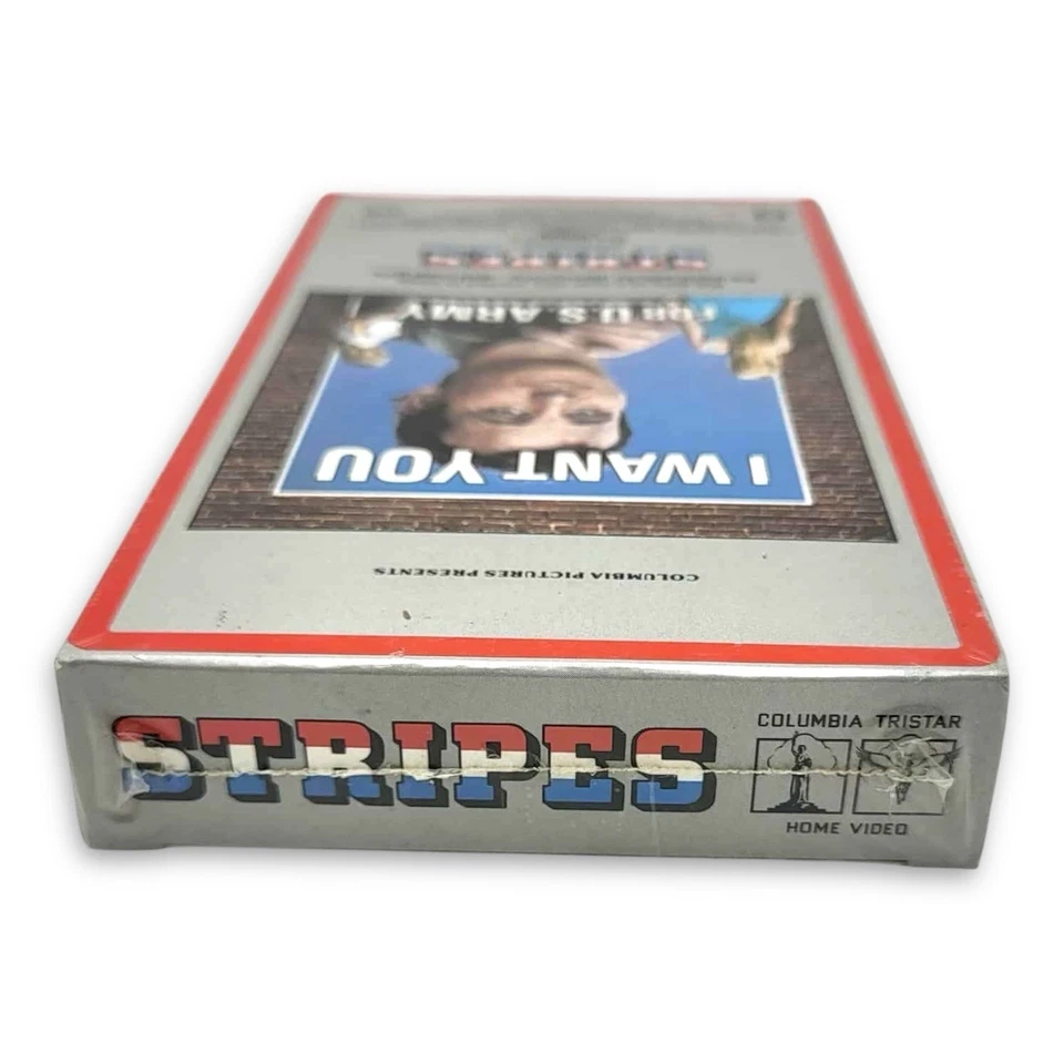 Stripes VHS Factory Sealed 1985 with Bill Murray Watermark Columbia Brand New - Image 3 of 4