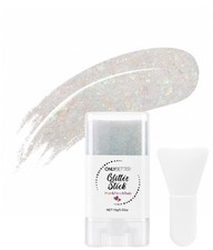 ONLYBETTER silver rainbow glitter stick body face hair makeup 0.53oz