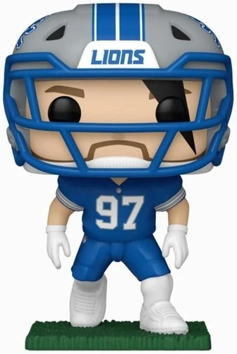 Funko Pop! NFL Detroit Lions Aidan Hutchinson Vinyl Figure #326 w/ Protector