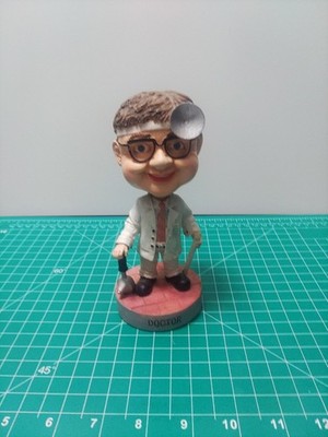 Vintage  NUMBERONE 1 Doctor  FUNNY FACE BOBBLEHEAD Toy Gift 7'' Tall J&D Designs