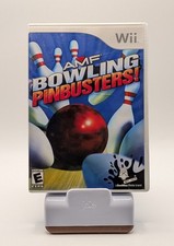 AMF Bowling: Pinbusters (Nintendo Wii, 2007) Complete Game Disc, Case, Manual