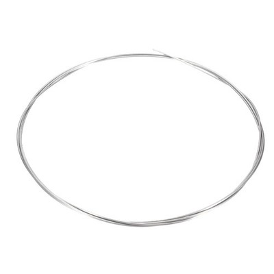 Titanium Wire, 10 Feet x 2.5mm 10 Gauge TA2 Titanium Soft Wire, Silver Tone
