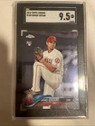 PSA 9.5 SHOHEI OHTANI 2018 Topps Chrome Pitching Angels Rookie Card RC GEM MINT