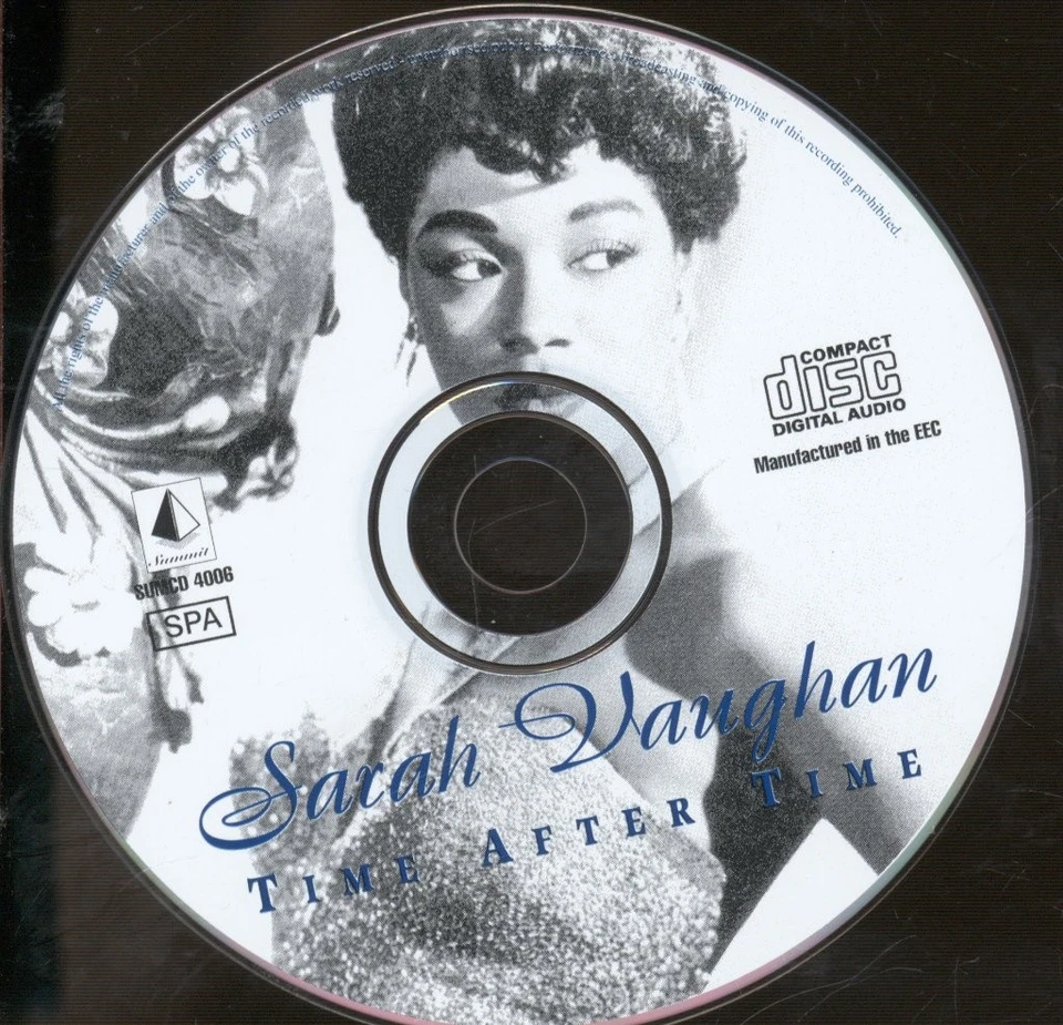 Sarah Vaughan Time After Time CD UK Summit 1995 SUMCD4006 - Bild 3 von 3