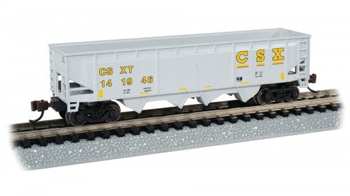 Coche cuádruple tolva Bachmann escala N CSX 40' #141946 | Condition: New