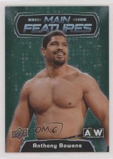 2022 AEW All Elite Wrestling Main Features Green /199 Anthony Bowens #MF-25 0pc7