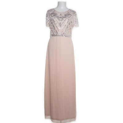 Boohoo, Abendkleid, Größe: 40, Beige, Polyester, Einfarbig, Damen #iIU